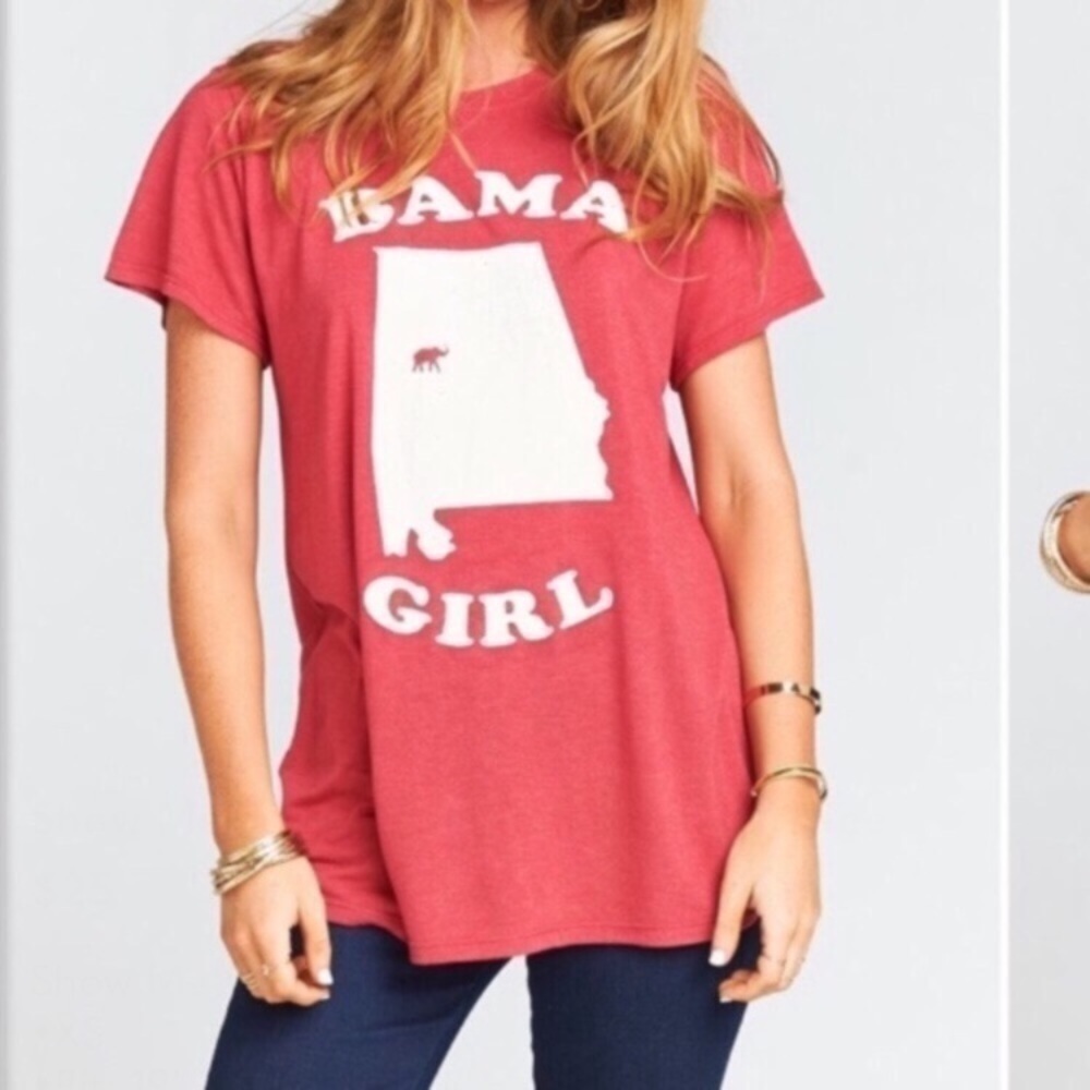 Show Me Your Mumu Bama Girl Tee Red Alabama Graphic Women’s XS - Picture 11 of 11